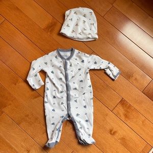 Polo Ralph Lauren baby onesie and hat